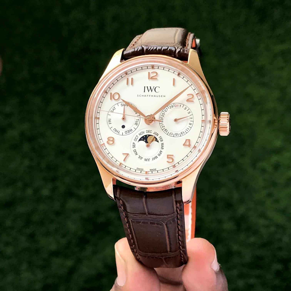IWC Portugieser Perpetual Calendar 42 Swiss ETA Automatic Mens Watch