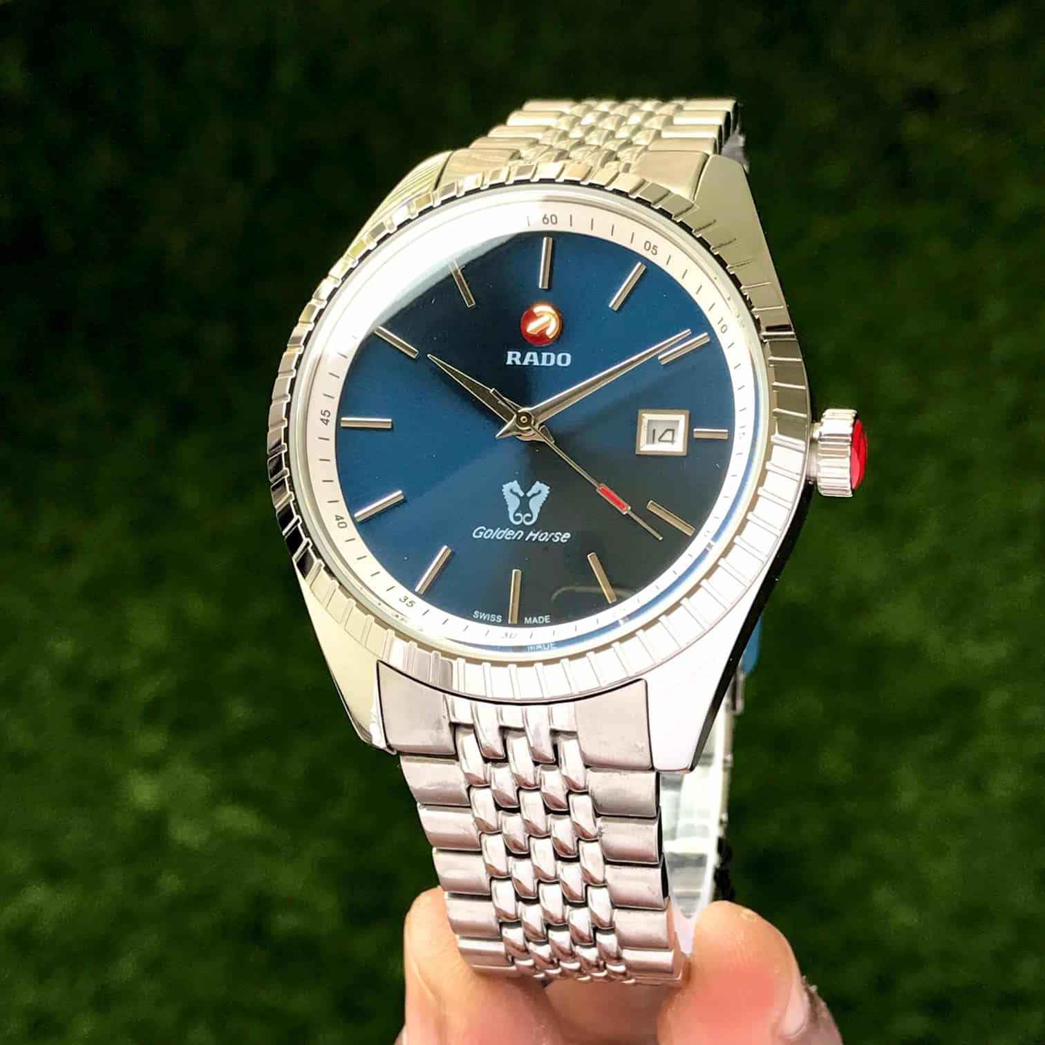 Rado Hypercrome Golden Horse Automatic Blue Dial Automatic Mens Watch