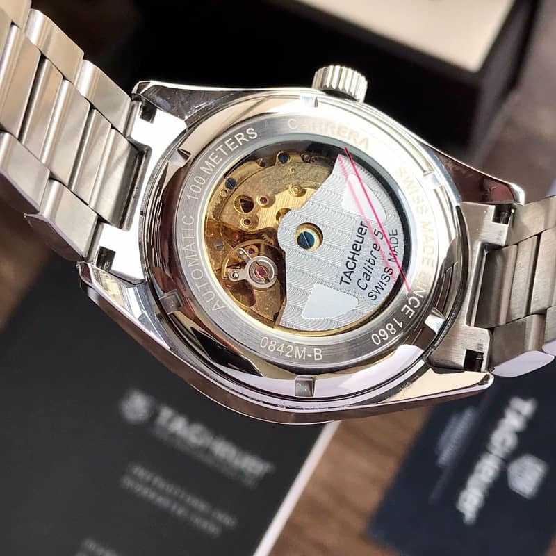 Tag Heuer Calibre 5 Stainless Steel Blue Dial Automatic Master Quality Mens Watch