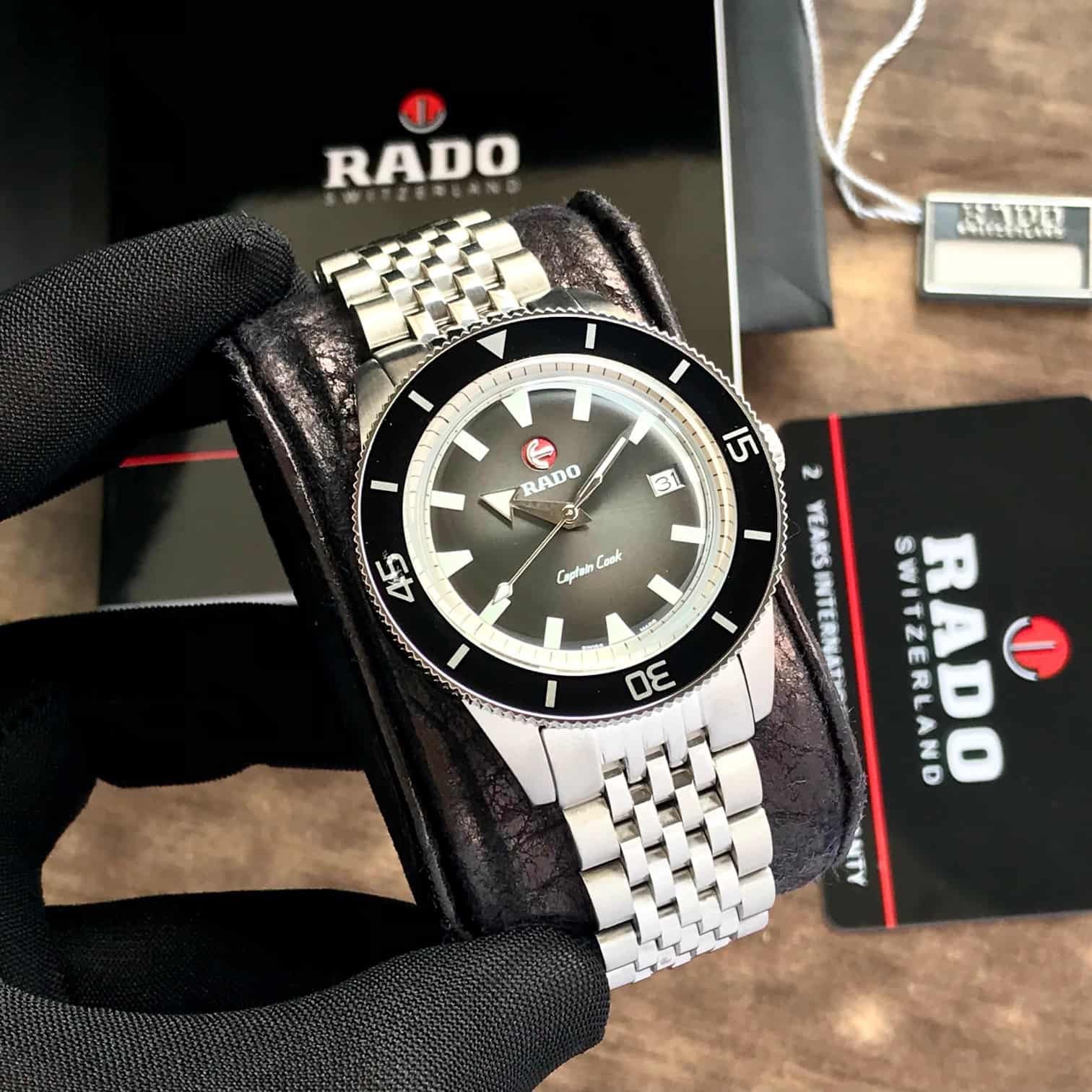 Rado Captain Cook Silver Grey Dial Automatic Men’s Watch