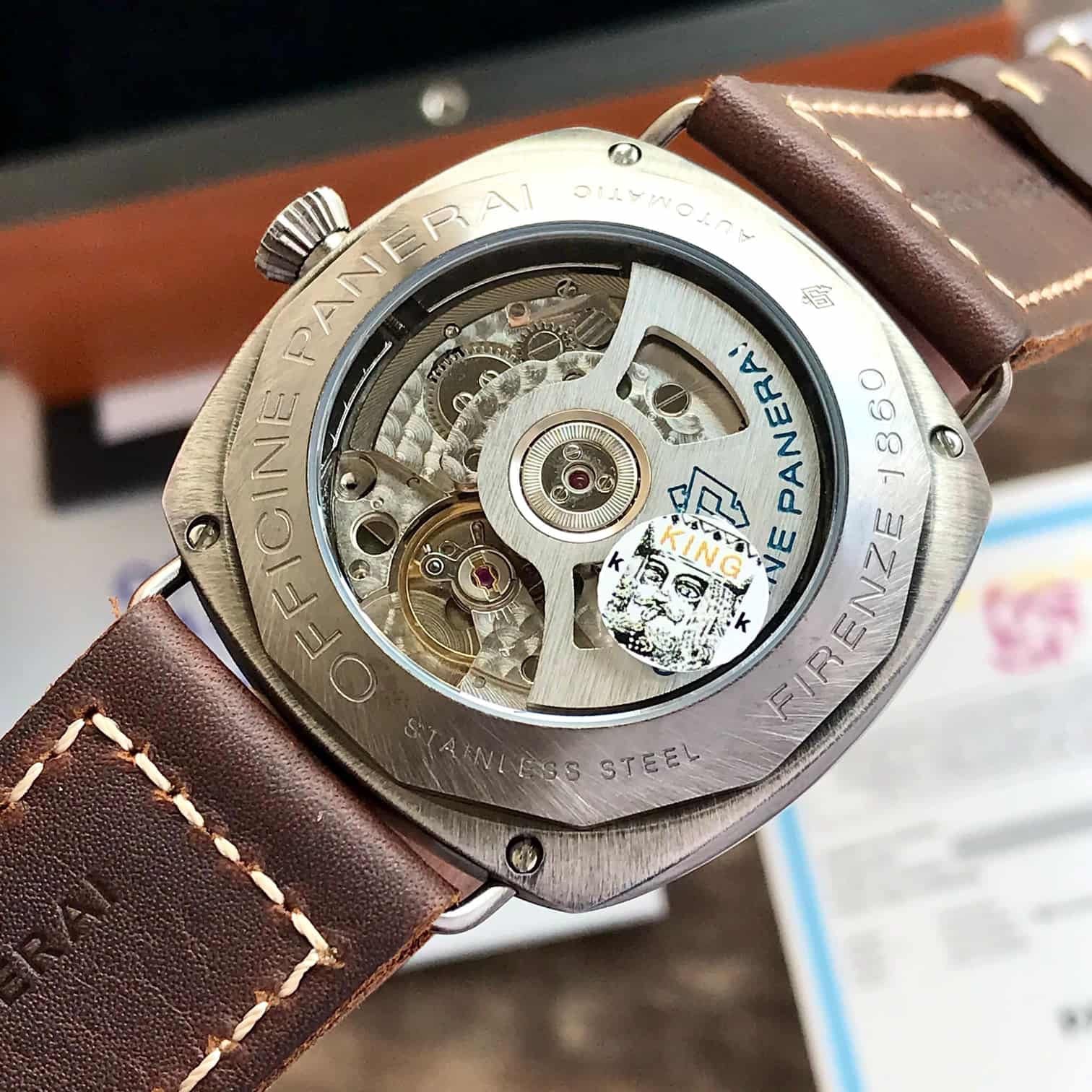 The new Panerai Radiomir Otto Giorni Brown Swiss Made Automatic Mens Watch