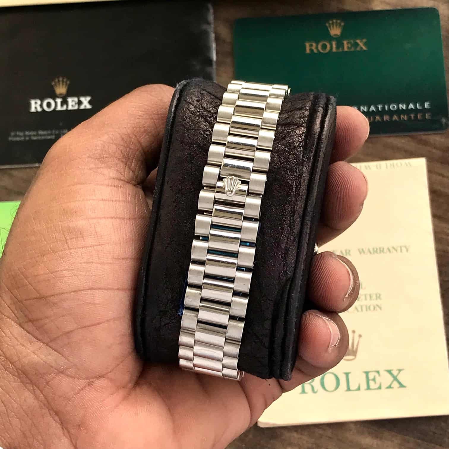 Rolex SkyDweller Stainless Steel Black Dial & Oyster Chain Strap Japanese Automatic Master Quality Men’s Watch