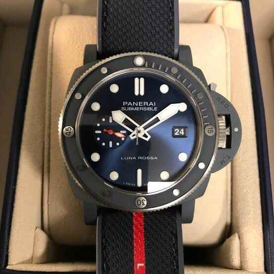 Panerai Submersible 44mm Automatic Quarantaquattro Luna Rossa men’s Watch