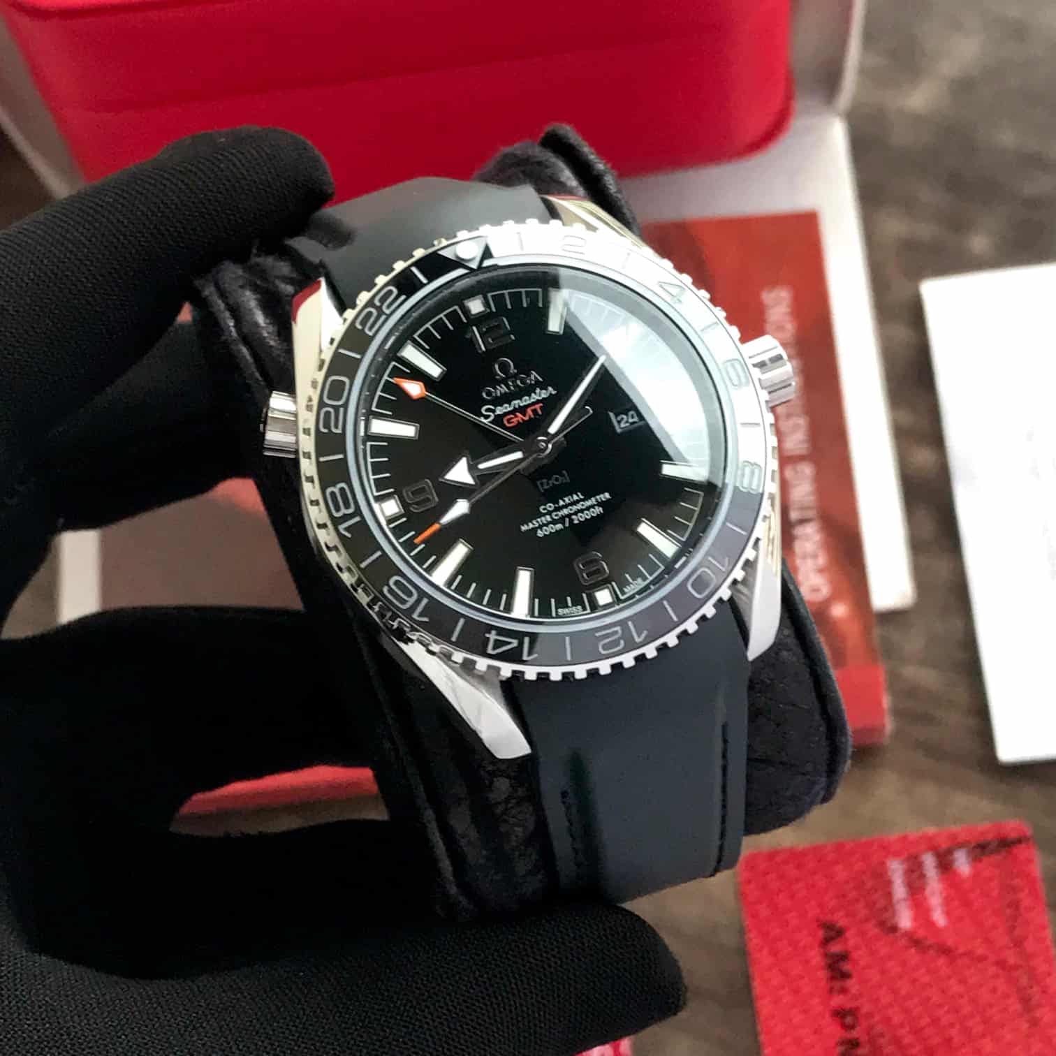 Omega Seamster Super Ocean GMT Premium Automatic Mens Watch