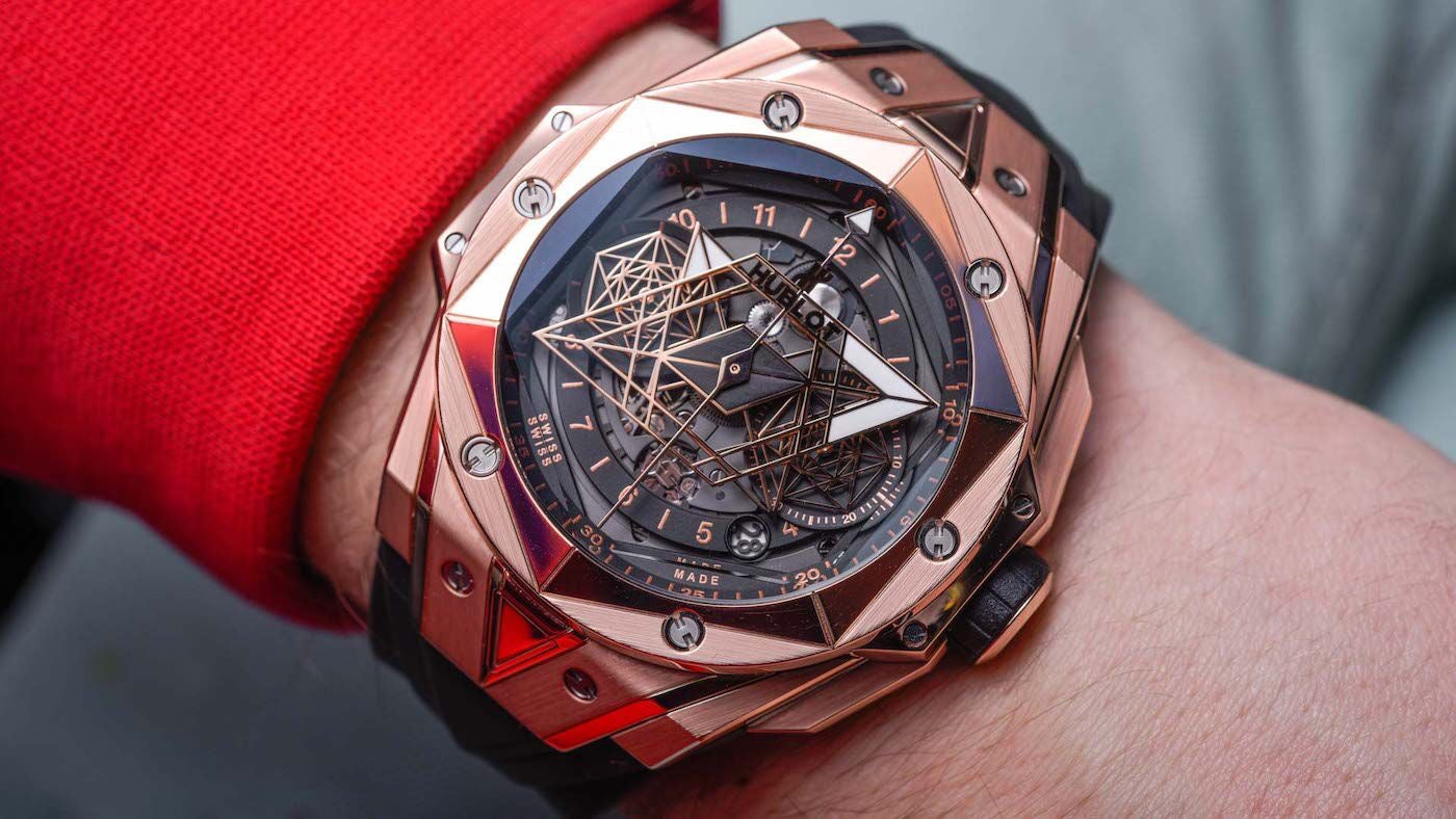Hublot Big Bang King Sang Bleu Rose Gold Premium Mens Watch