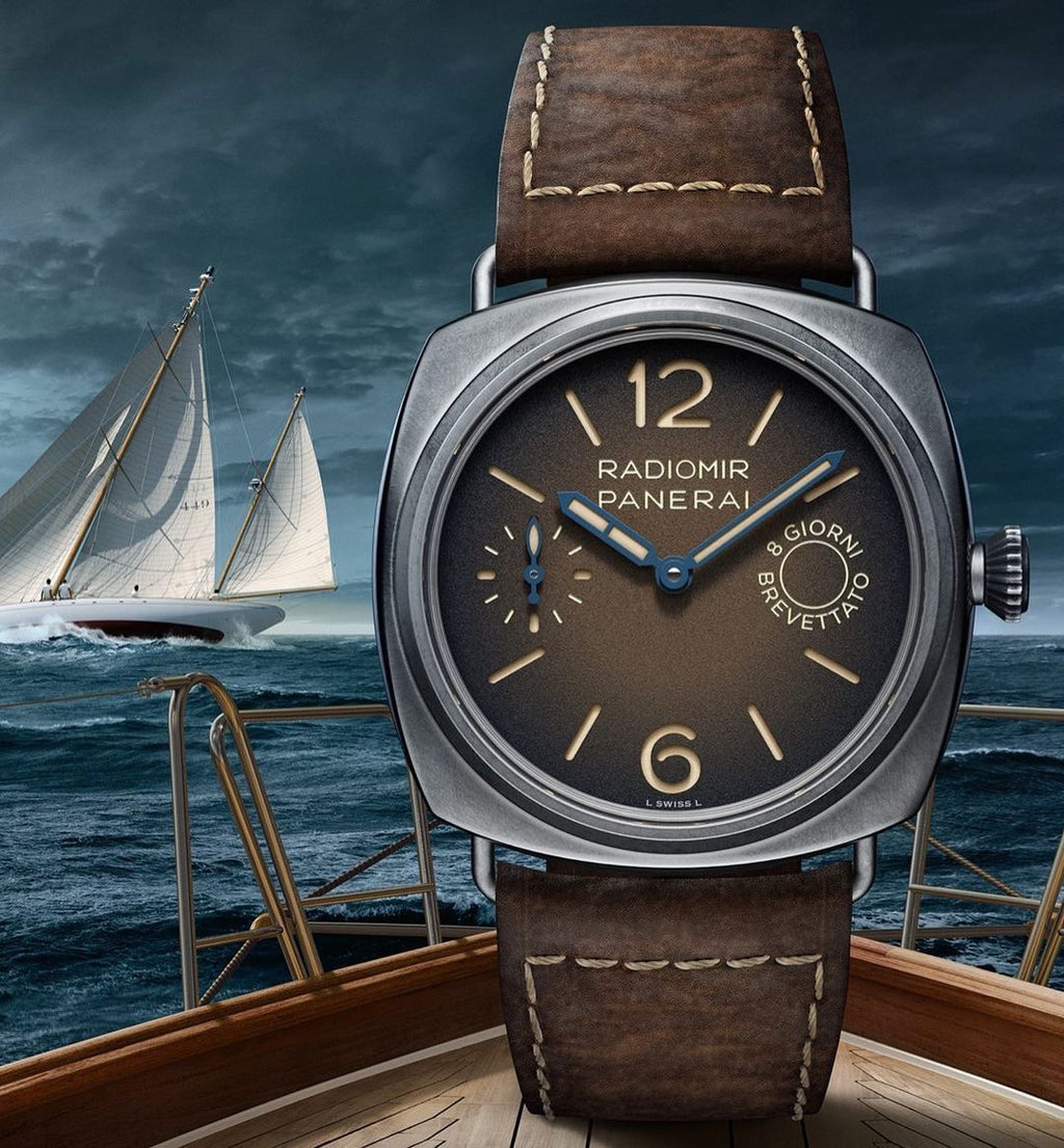 The new Panerai Radiomir Otto Giorni Brown Swiss Made Automatic Mens Watch