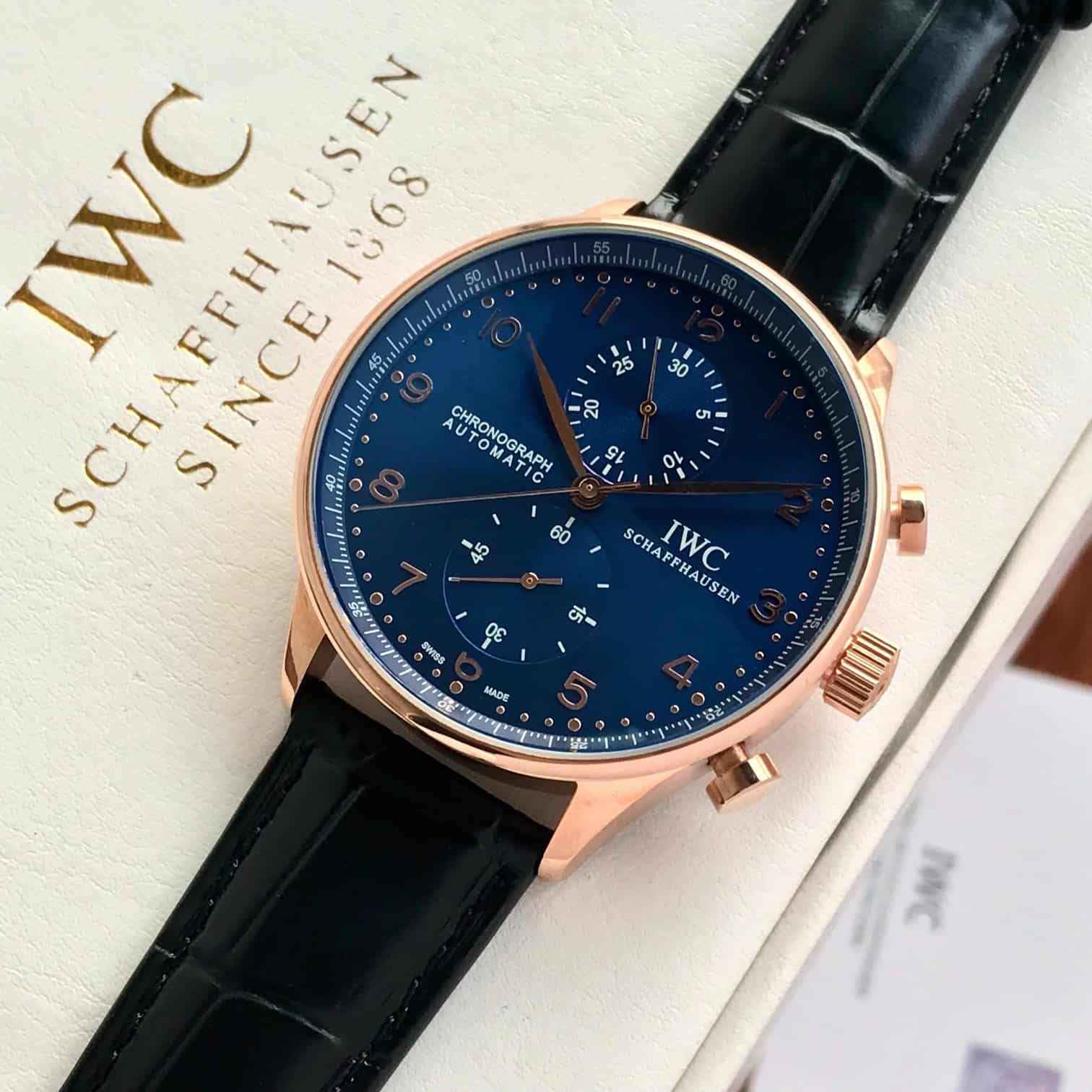 IWC Schaffhausen Portugieser IW371614 Chronograph Boutique Edition Automatic Mens Watch