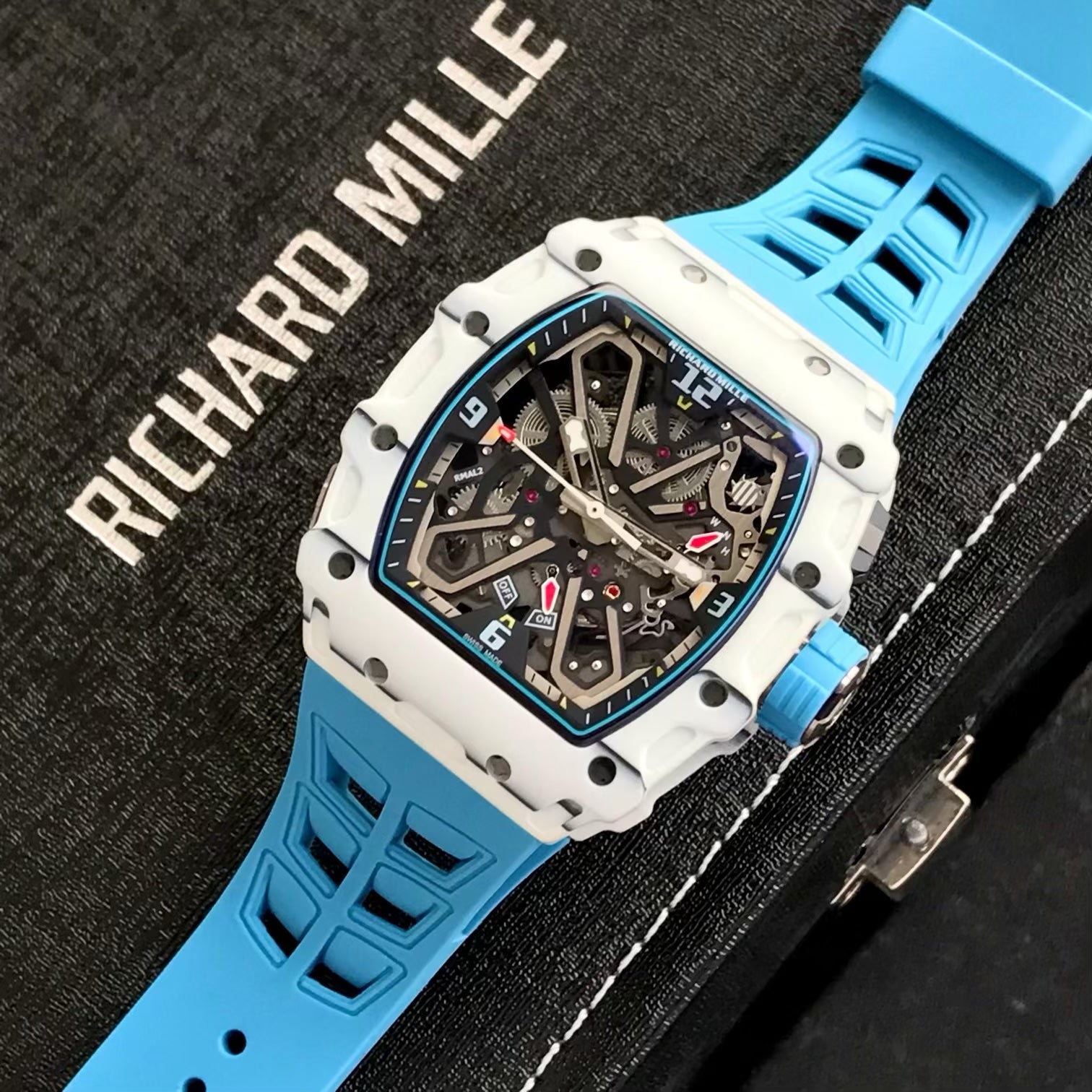 Richard Mille RM 35-03 ‘Rafael Nadal’ White Swiss Made Automatic Mens Watch