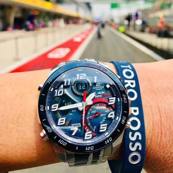 Casio Edifice ECB-900TR-2 Red Bull Edition Analog & Digital Mens Watch