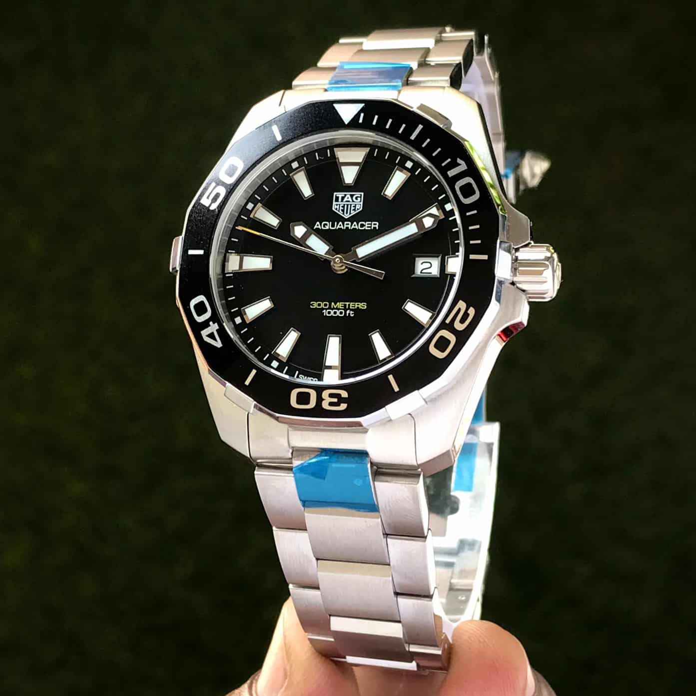 Tag Heuer Aquaracer 300M Quartz Black Dial Mens Watch