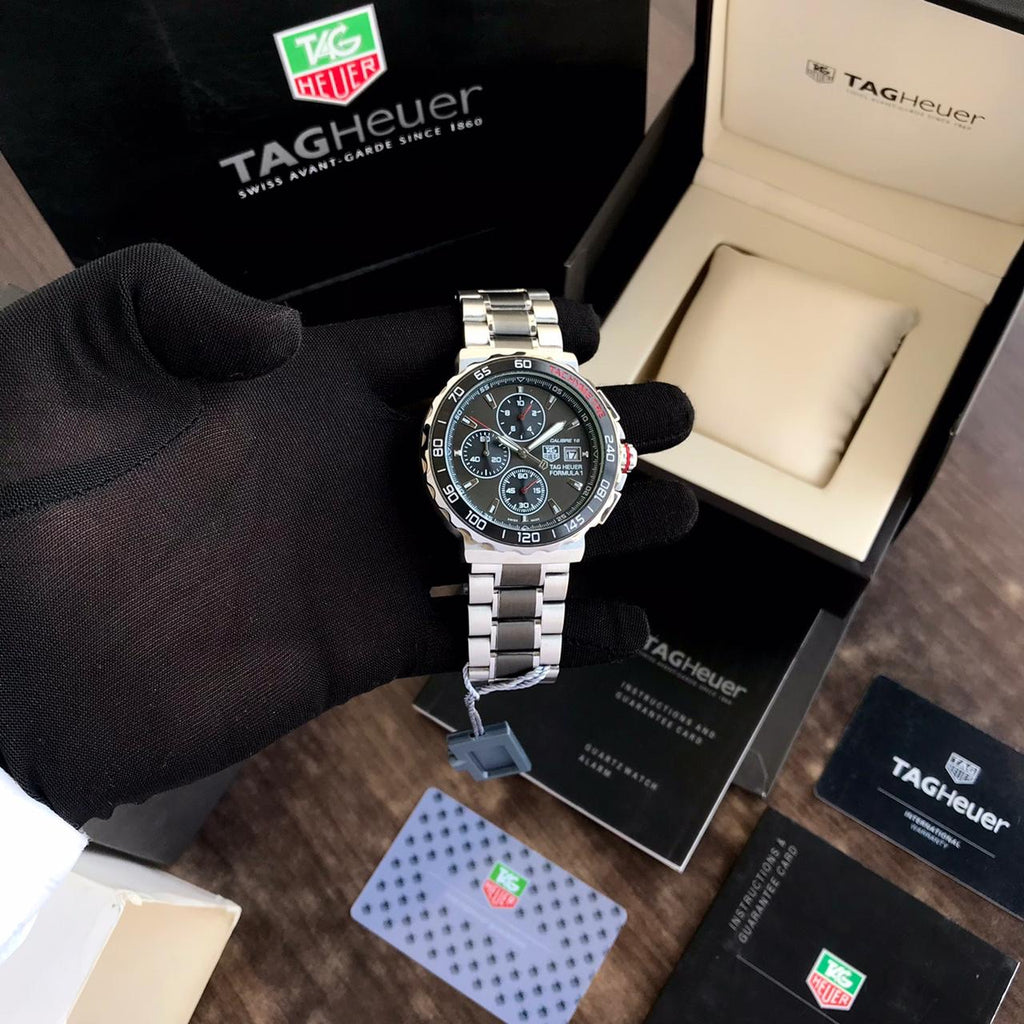 TAG Heuer Formula 1 Men’s 43mm Stainless Steel Quartz Chronograph Master Quality Watch