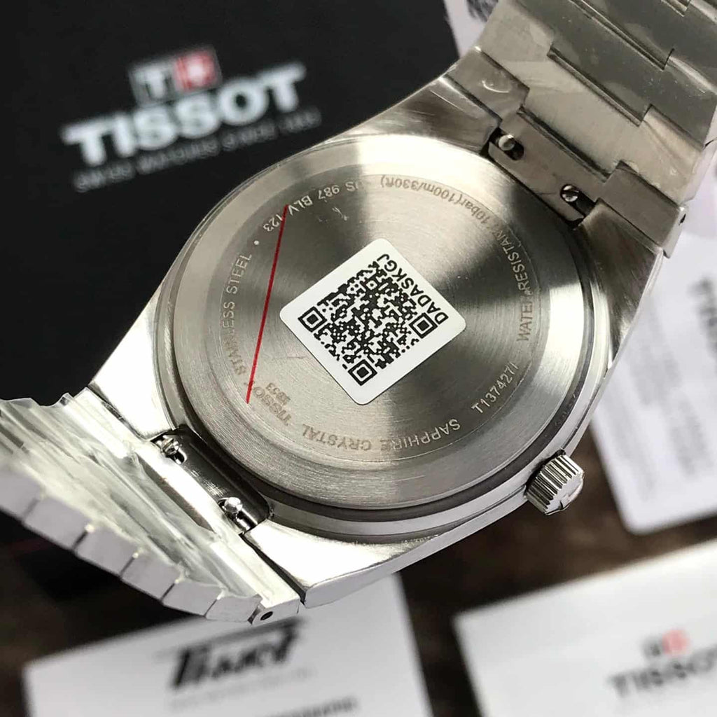 Tissot PRX Stainless Steel Green Dial Japanese Mens Watch