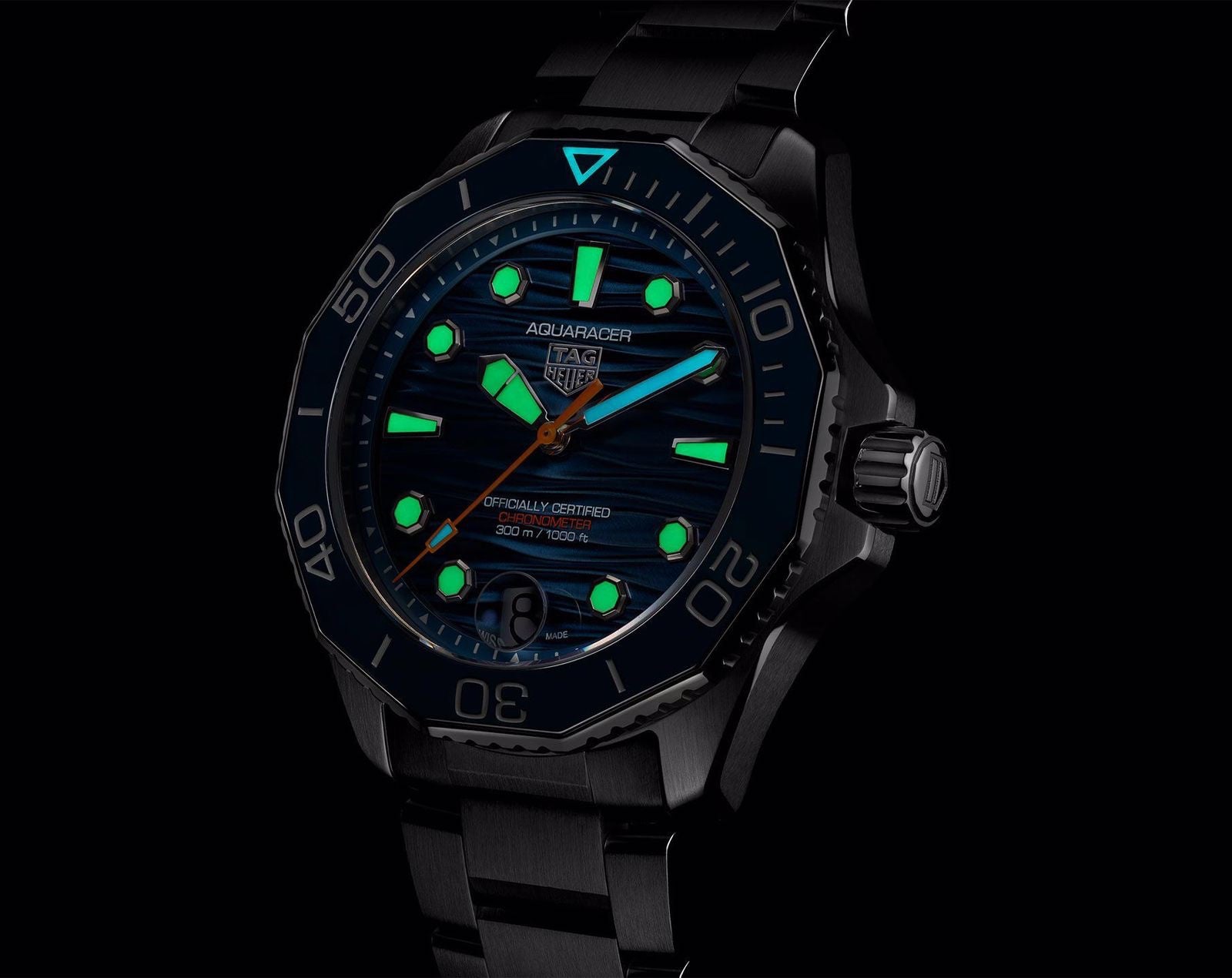 TAG Heuer Aquaracer Professional 300 Date Stainless Steel Automatic Mens Watch