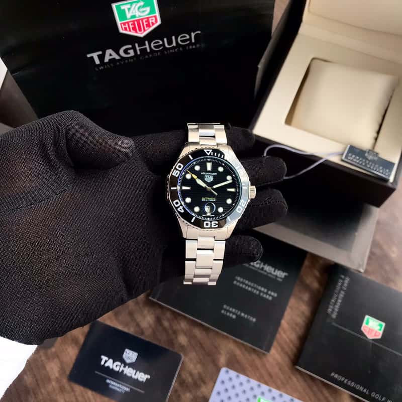 TAG Heuer Carerra AQUARACER Black Dial Special Edition Re-Imagines Automatic Mens Watch
