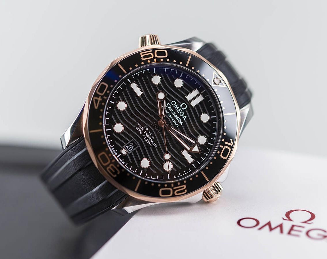 Omega Seamster CoAxial Black Copper Japanese Automatic Mens Watch