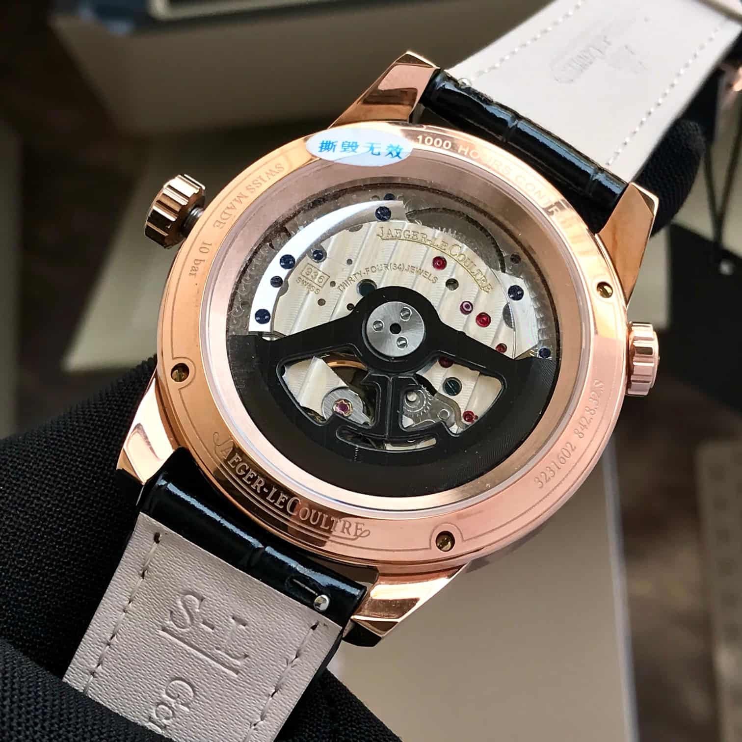 JaegerLeCoultre Geographer Swiss ETA Movement Self Winding Automatic Mens Watch