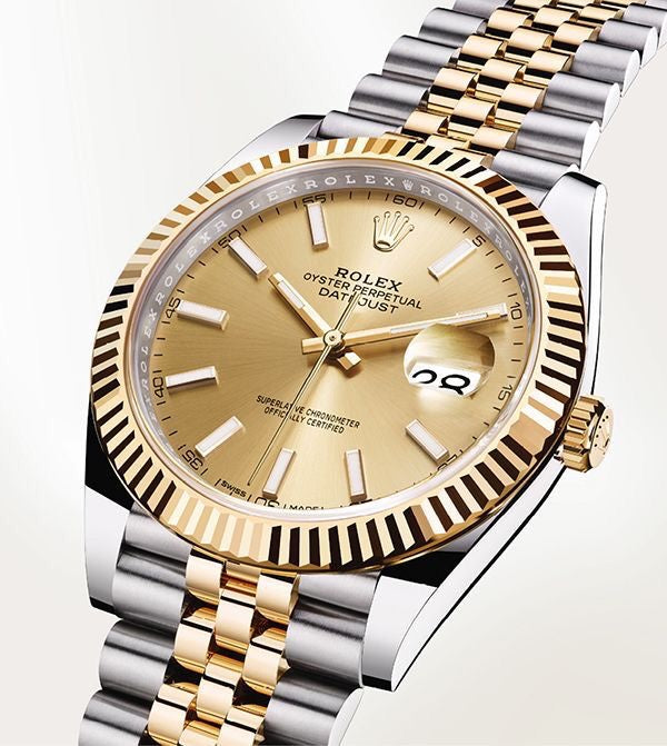 Rolex Date Just 41 Two Tone Gold Dial jubli Bracelet Japanese Master Quality Automatic Men’s Watch