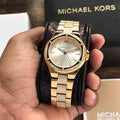Michael Kors MK7361 Gold White Analog Stainless Steel Women’s Watch