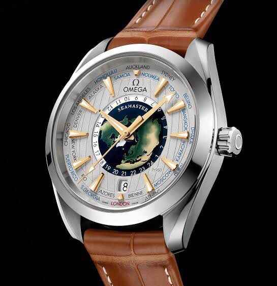 Omega Aqua Terra Co‑Axial Master Chronometer World timer Japanese Automatic Men’s Watch