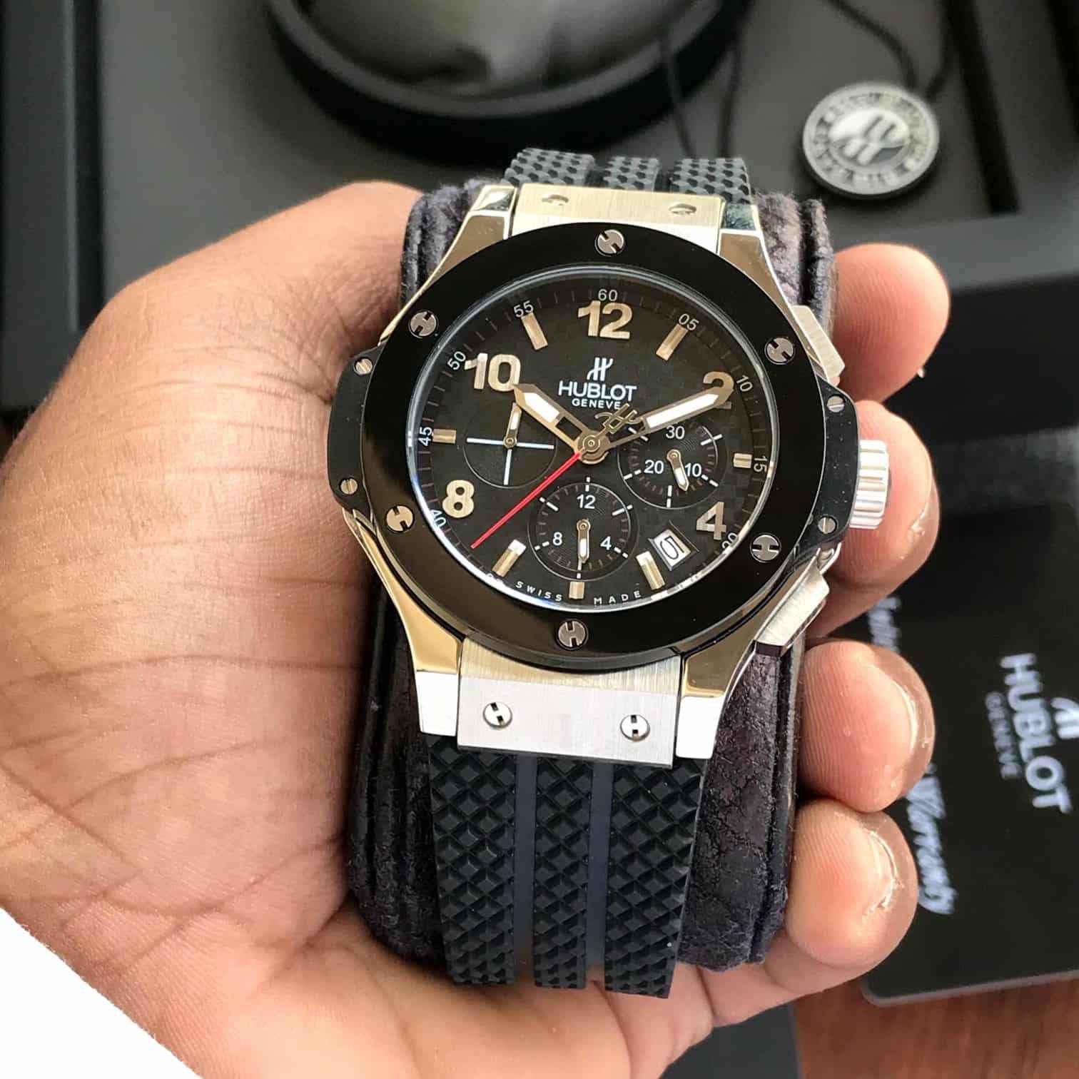 Hublot Big Bang Silver Black Japanese Men’s Watch