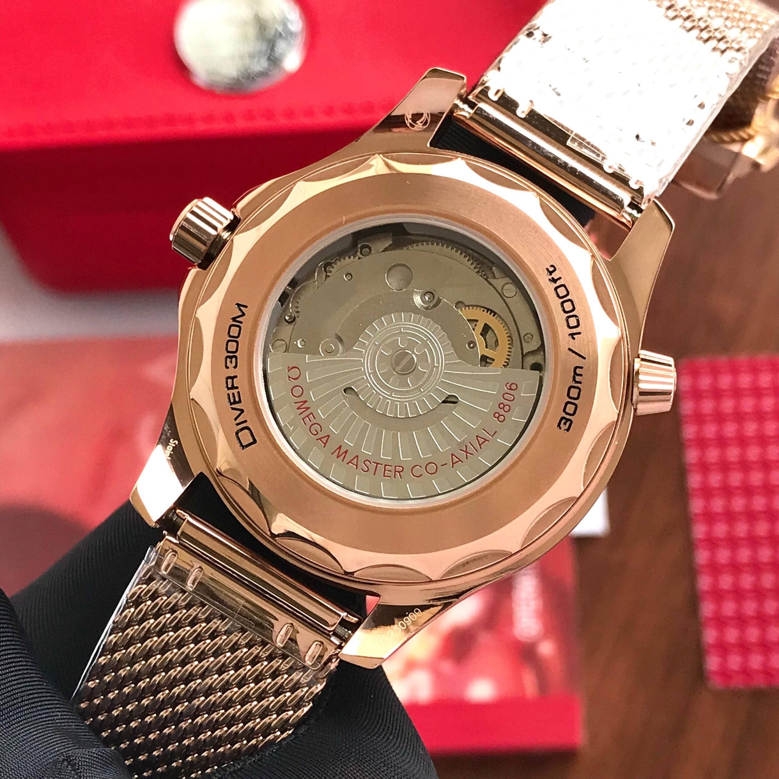 Omega Seamaster Diver 300M Bronze Gold Automatic Mens Watch