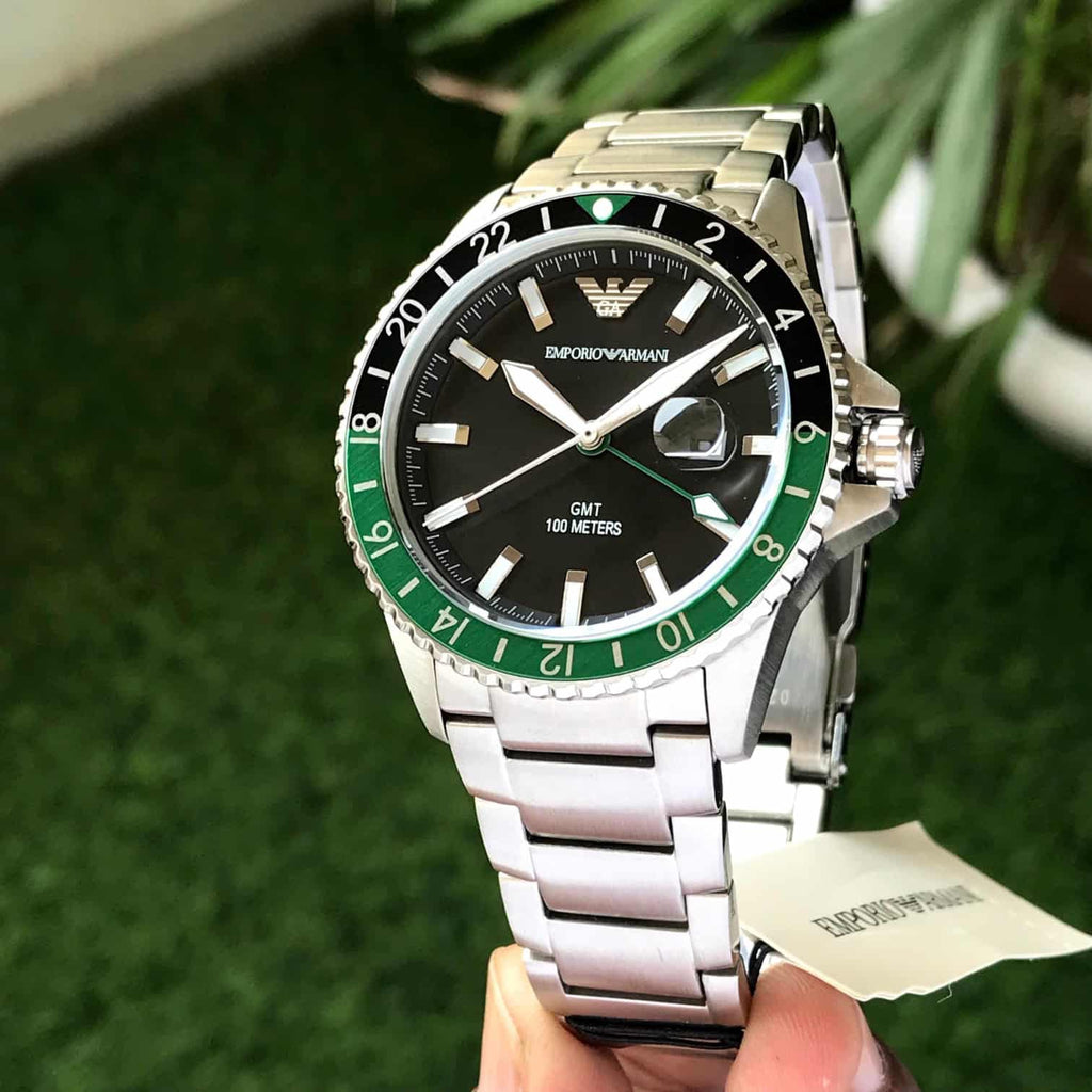 Emporio Armani AR11589 GMT Men’s Authentic Quality Watch