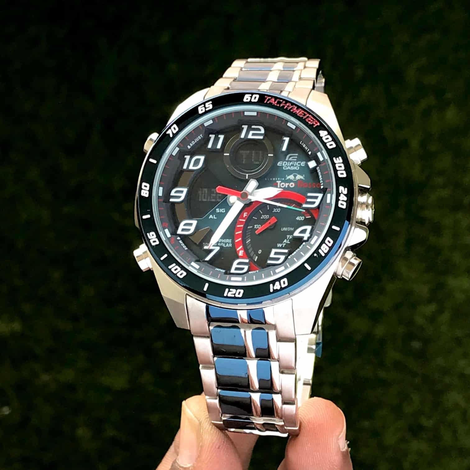 Casio Edifice ECB-900TR-2 Red Bull Edition Analog & Digital Mens Watch