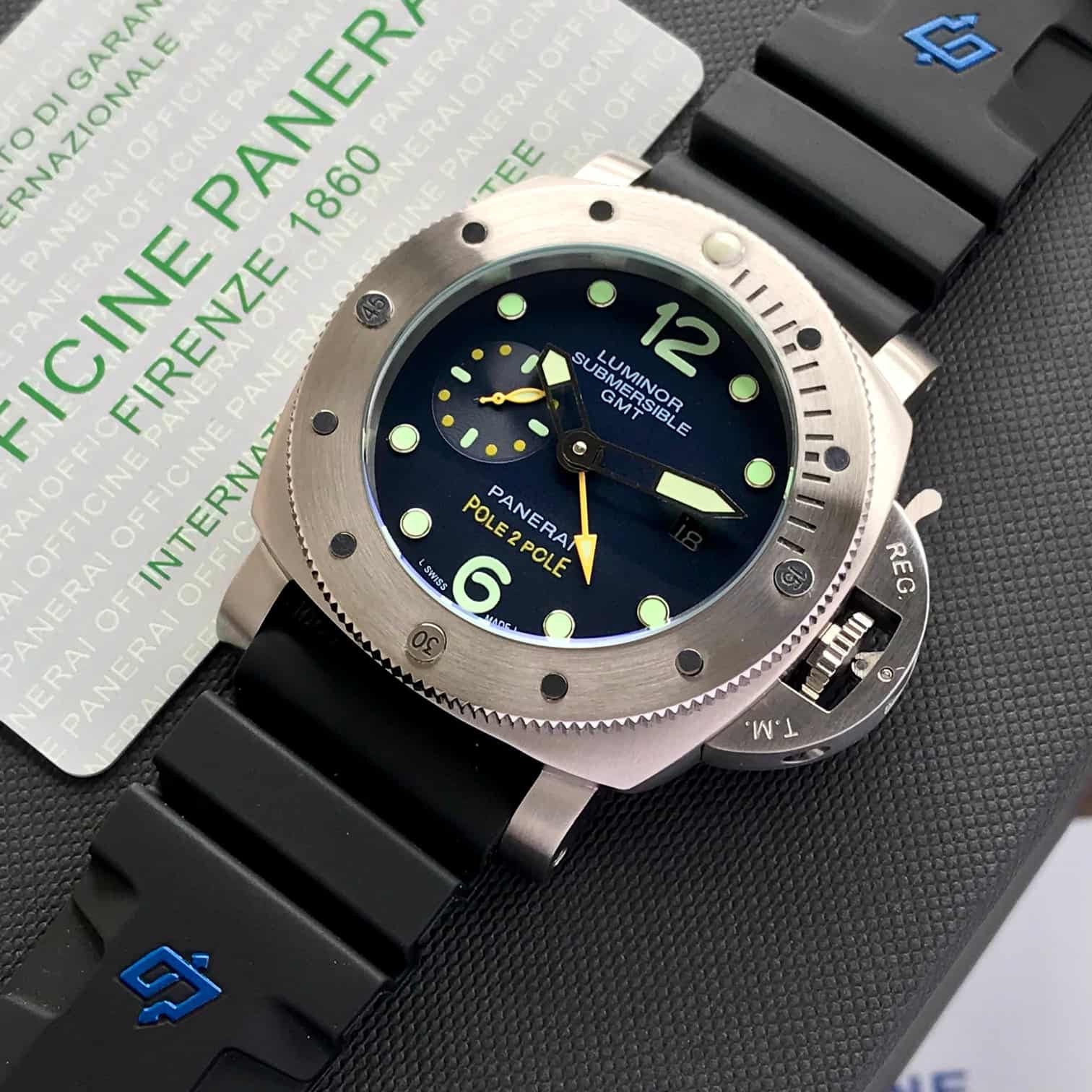 Luminor Panerai Submersible Pole 2 Pole Automatic limited Edition Men’s Watch