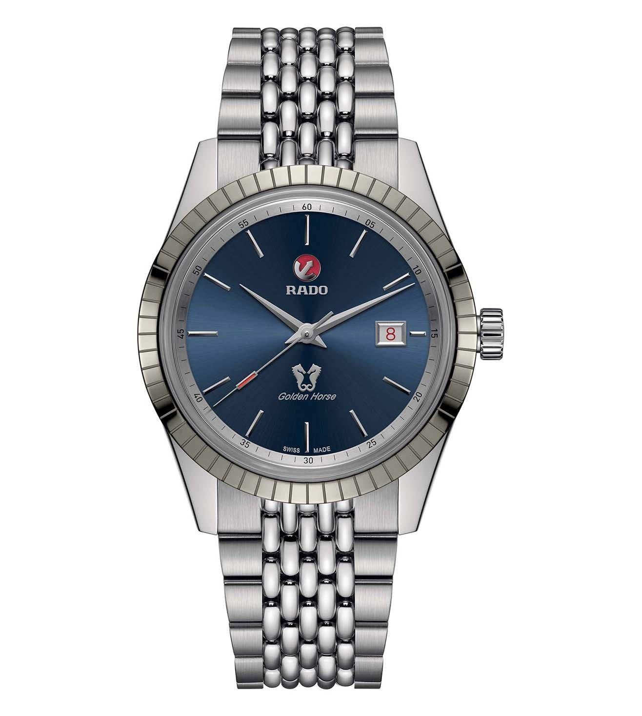 Rado Hypercrome Golden Horse Automatic Blue Dial Automatic Mens Watch