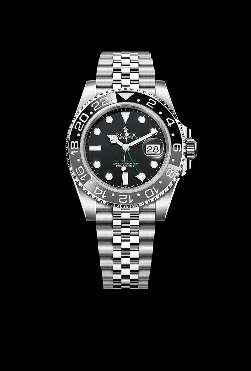 Rolex GMT Master Grey Black Dial Automatic Mens Watch