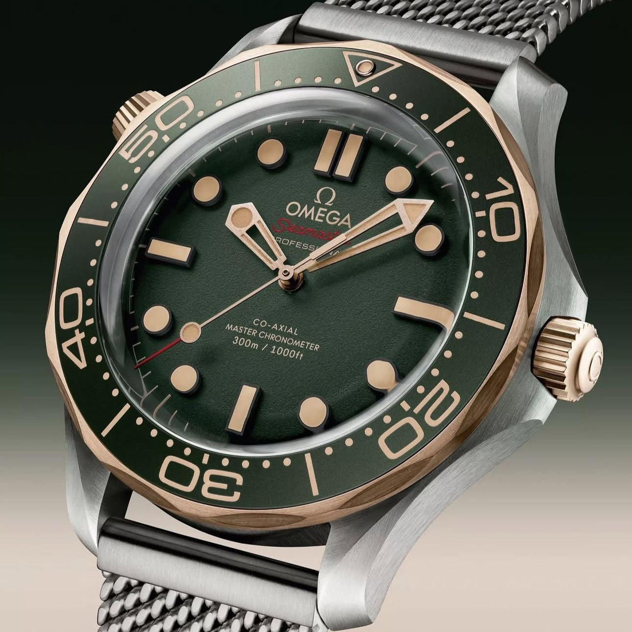 Omega Seamaster Bronze Gold Japanese Automatic Men’s Watch