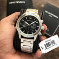 Emporio Armani AR11241 Analog Stainless Steel Black Dial Men’s Watch