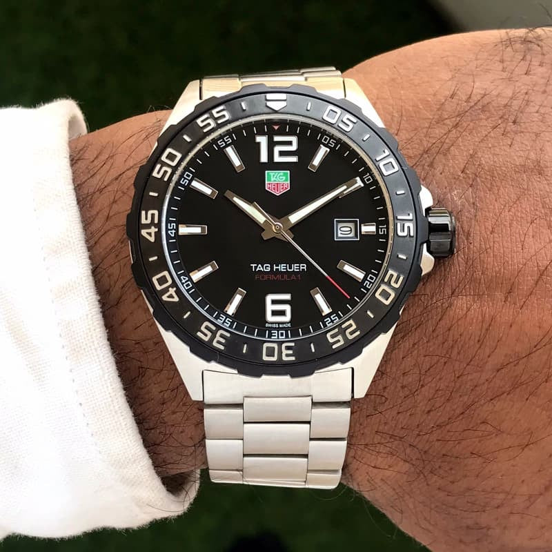 Tag Heuer Formula 1 Stainless Steel Black Dial Japanese Quartz Master Quality Men’s Watch