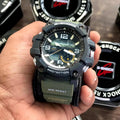 Casio G-Shock Mudmaster GG-1000-1A3DR Black Analog-Digital Dial Green Resin Strap Men’s Watch G662
