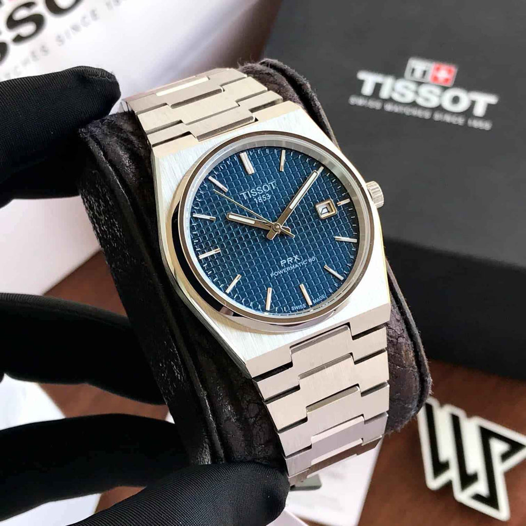 Tissot PRX Powermatic Stainless Steel Blue Dial Automatic Men’s Watch