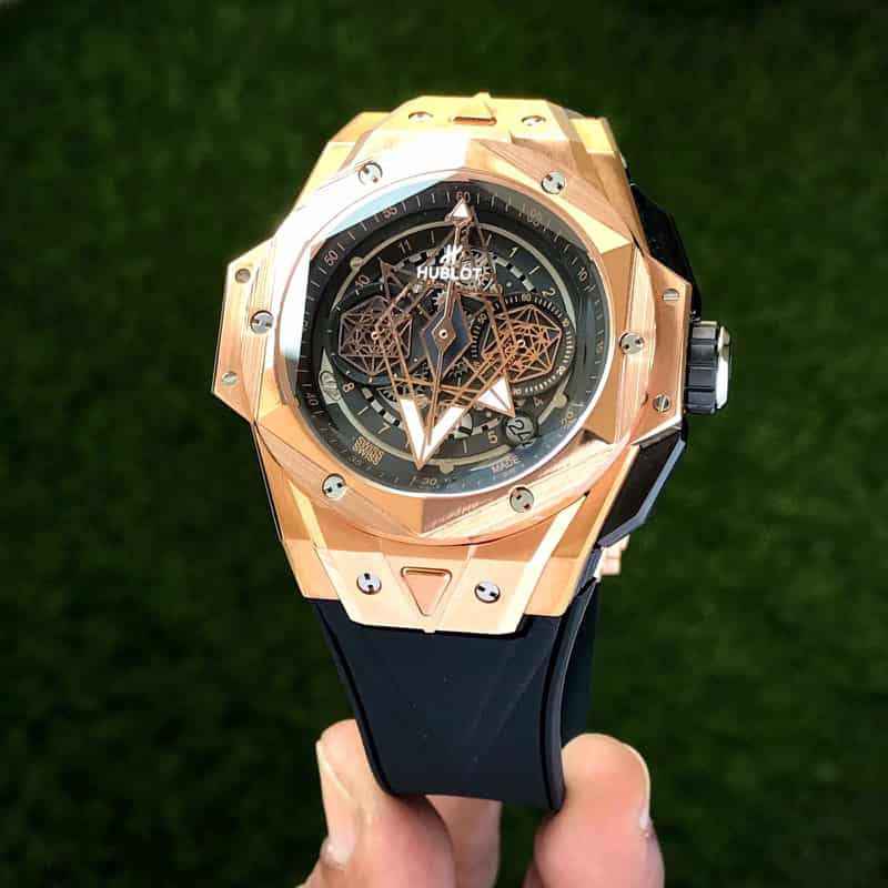 Hublot Big Bang King Sang Bleu Rose Gold Premium Mens Watch
