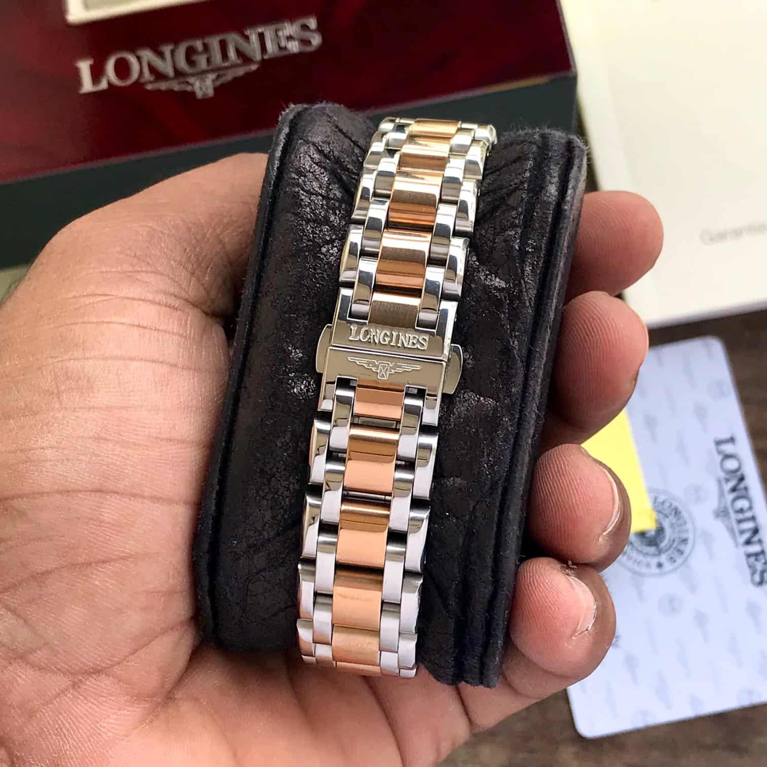 Longines PrimaLuna Two Tone Blue Dial Japanese Qulity Watch For Women’s
