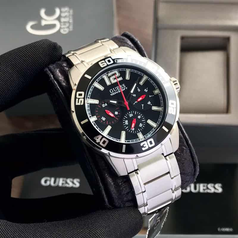 Guess W1249G1 Analog Black Dial Chronograph’s For Men’s Watch