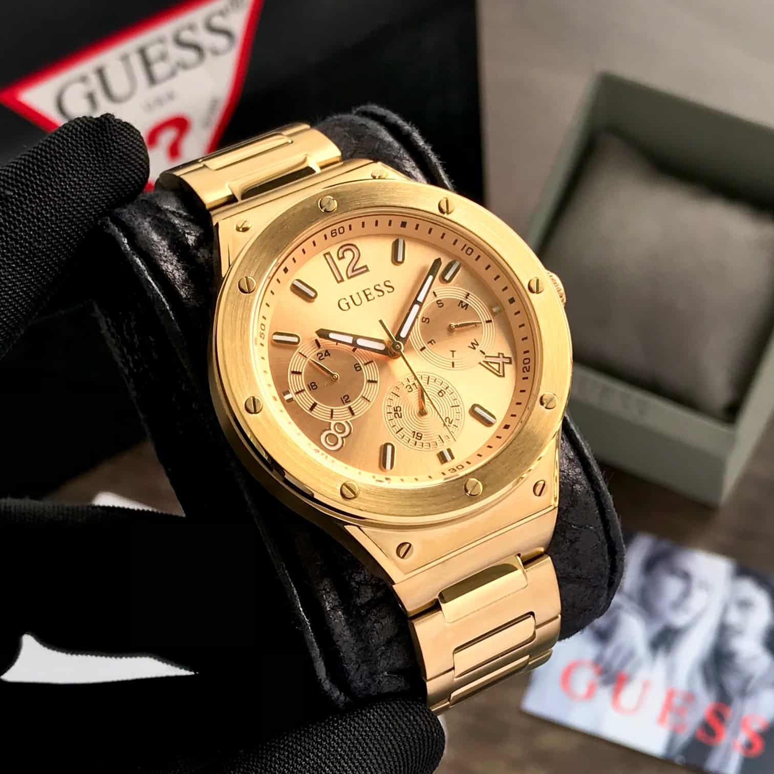 GUESS GW0454G2NStainless Steel Gold Tone Chronograph Men’s Watch