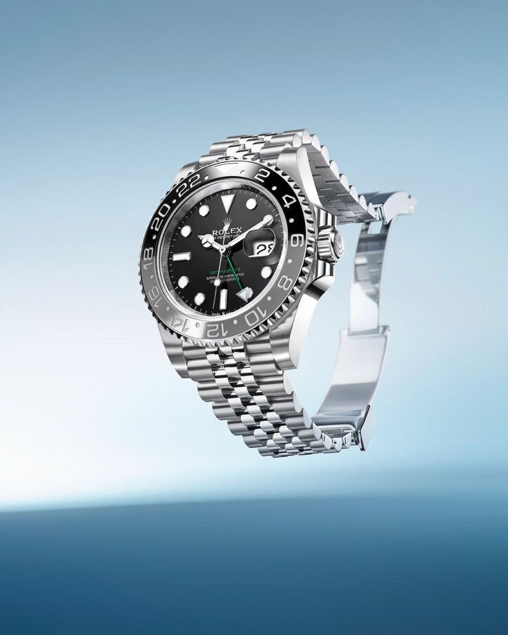 Rolex GMT Master Grey Black Dial Automatic Mens Watch
