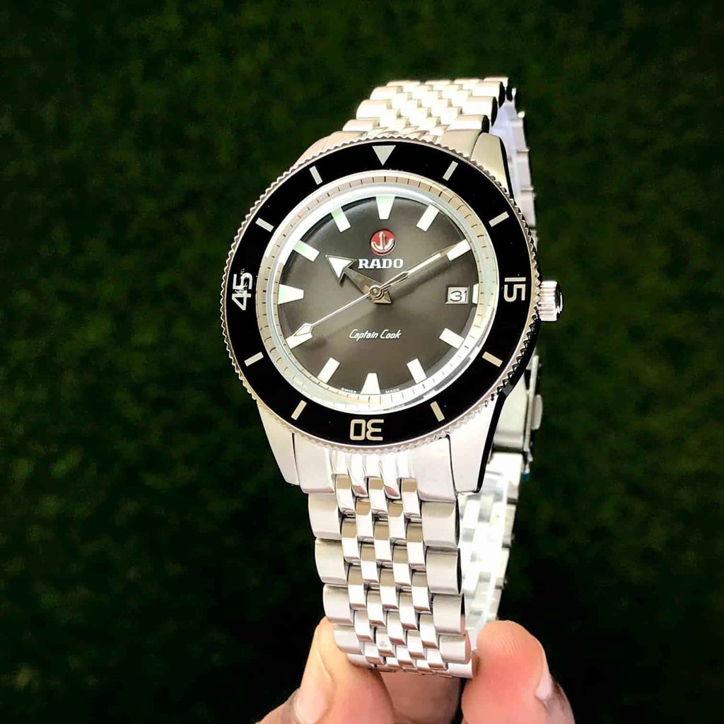 Rado Captain Cook Silver Grey Dial Automatic Men’s Watch
