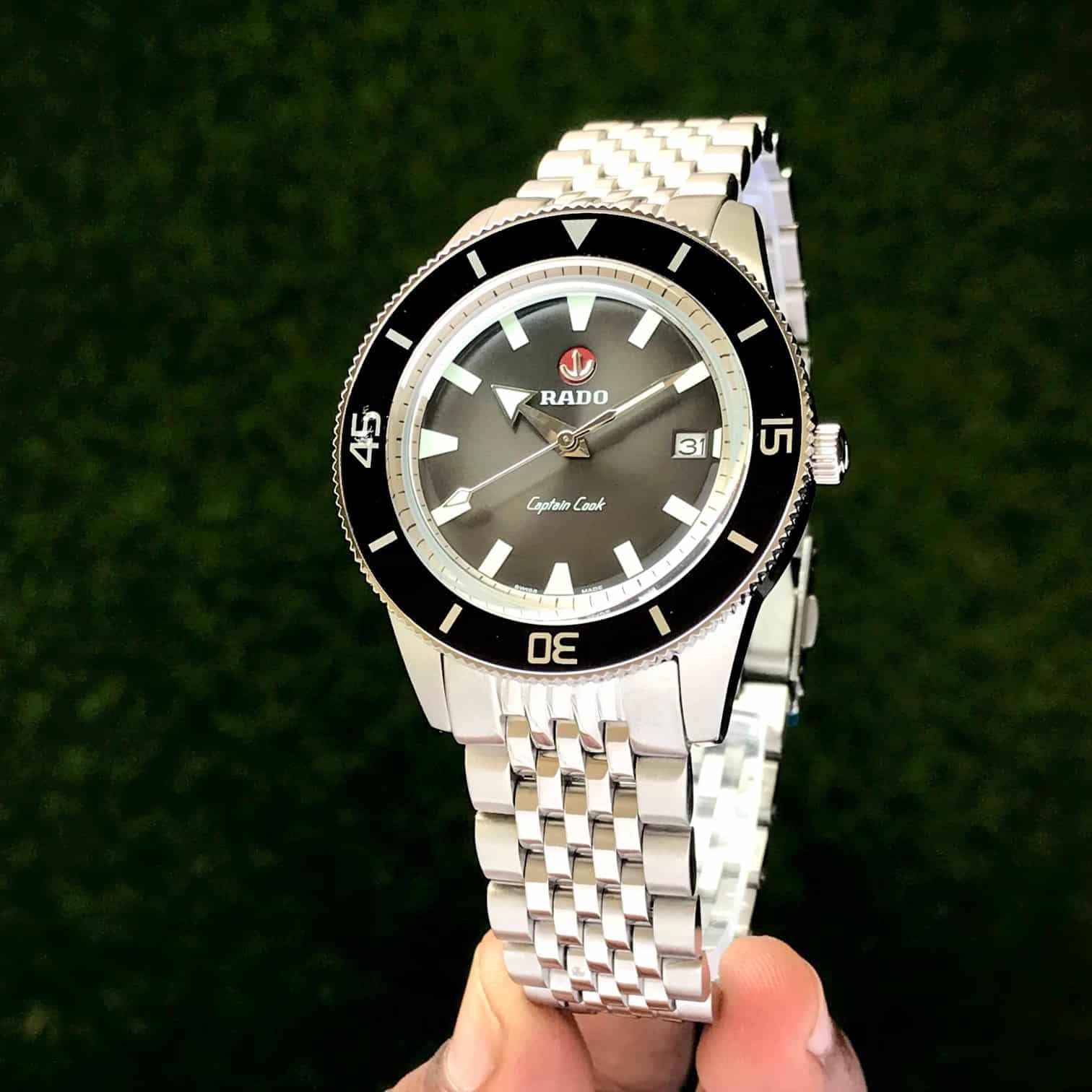 Rado Captain Cook Silver Grey Dial Automatic Men’s Watch