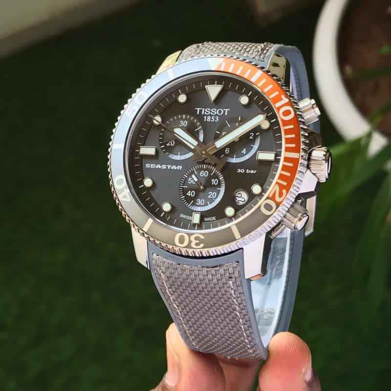 Tissot Seastar 1000 Chronograph Grey Dial Mens Watch