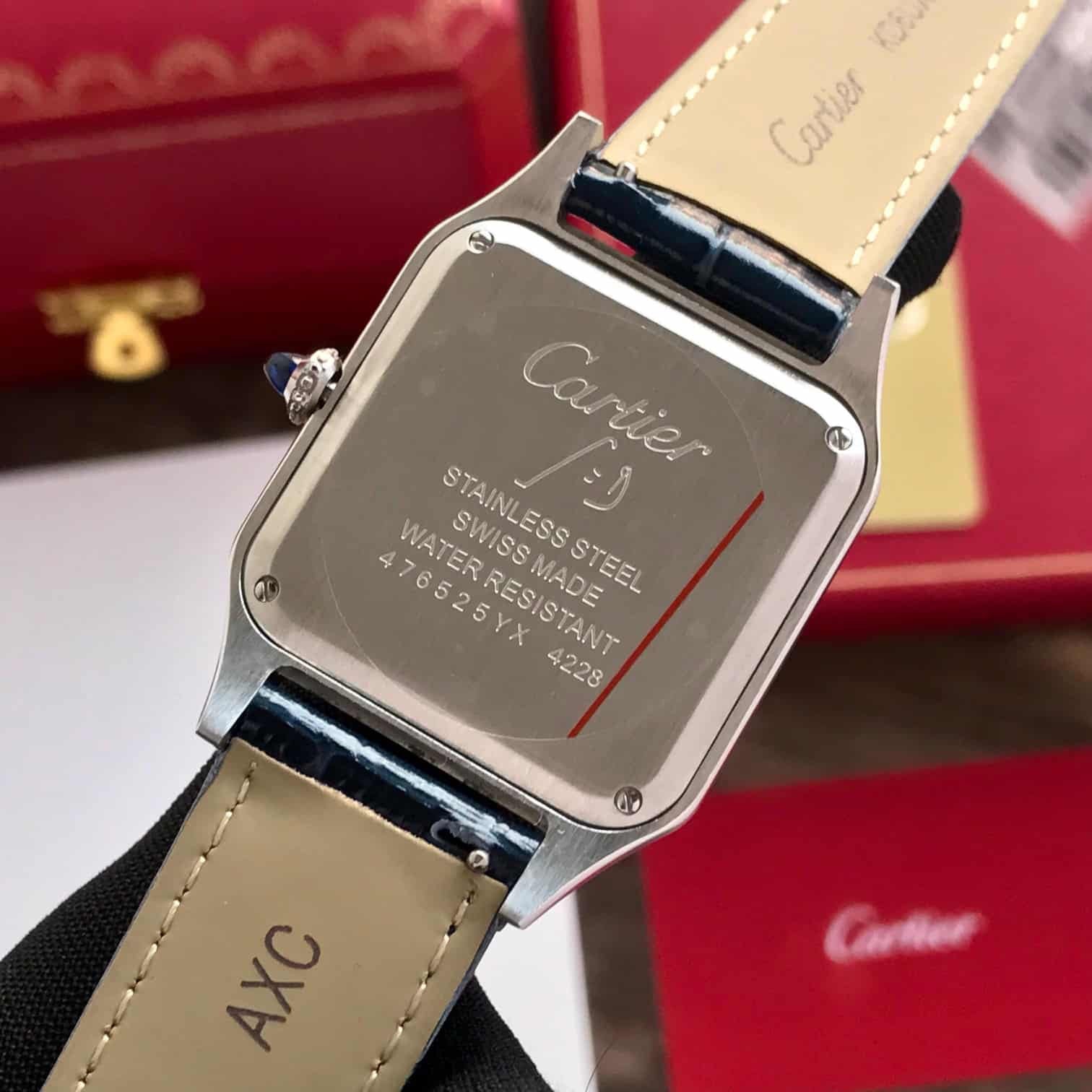 Cartier Santos De Skeleton Premium Unisex Watch
