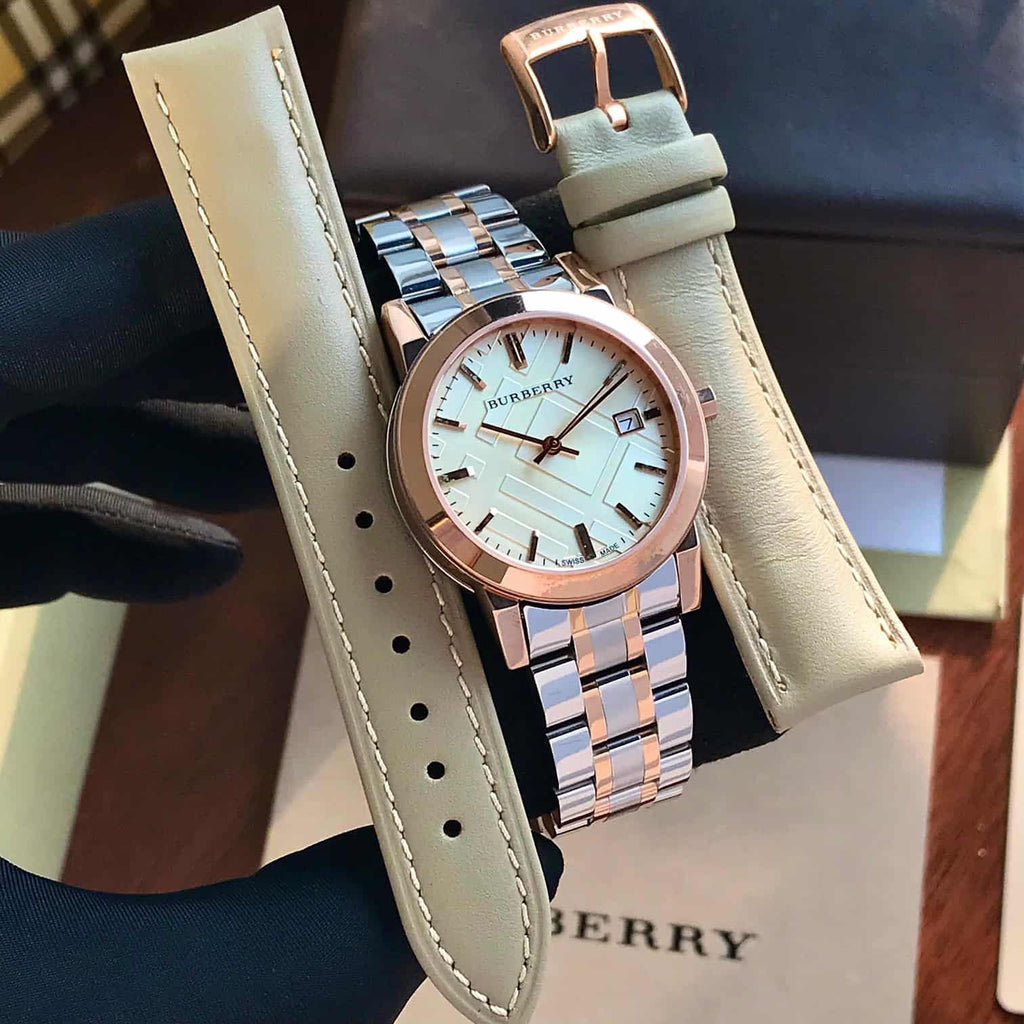 Burberry Women's Rose Gold Classic City Watch BU9210