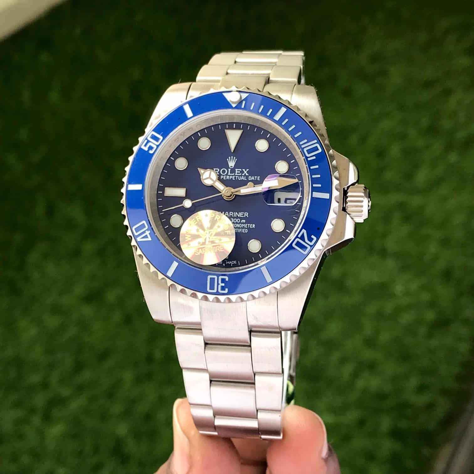 Rolex Submariner Silver Tone Blue Dial Japanese Master Quality Automatic Men’s Watch