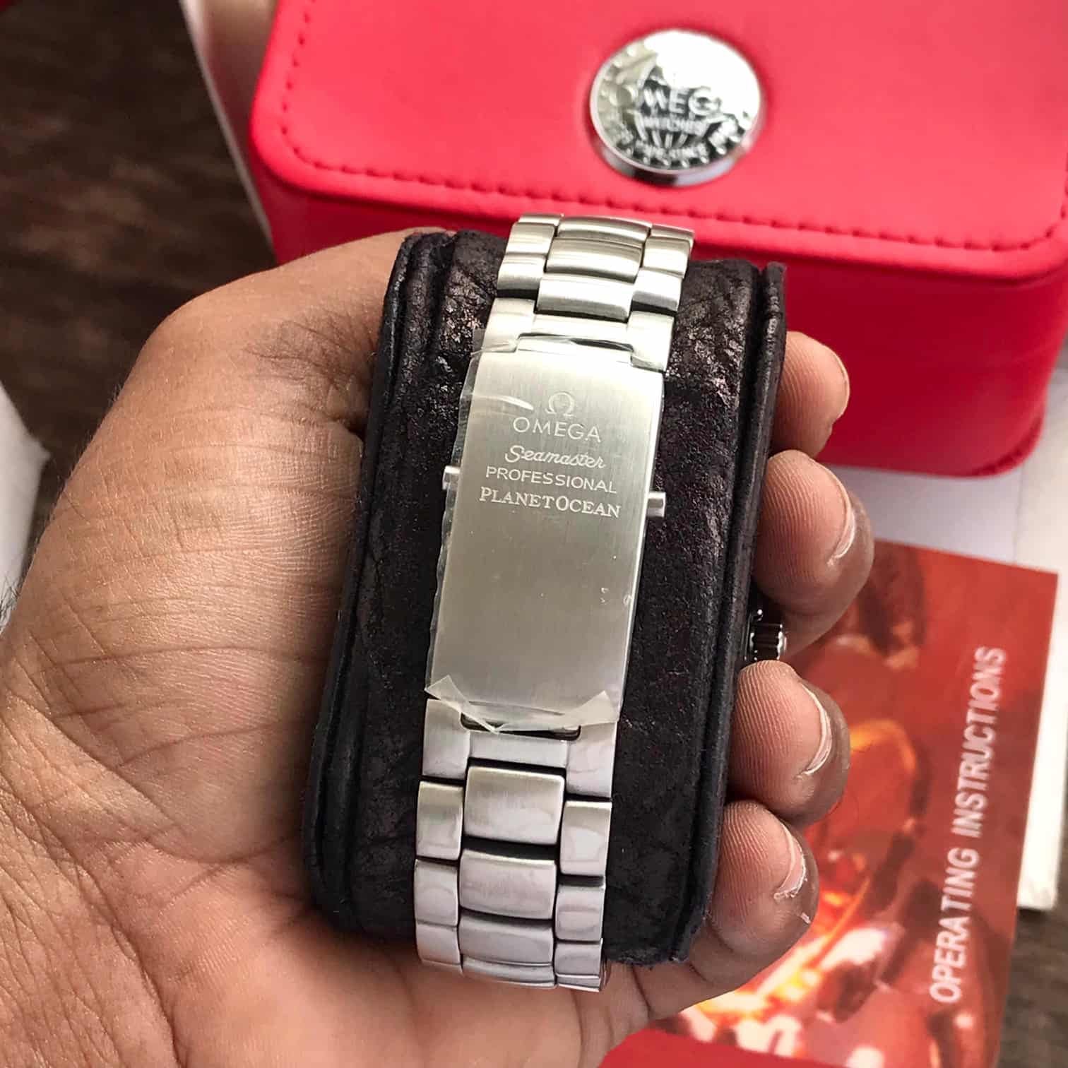 Omega Seamaster Planet Ocean GMT Automatic Stainless Steel Mens Watch