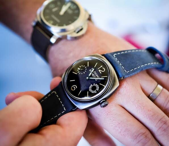 The new Panerai Radiomir Otto Giorni Swiss Made Blue Automatic Mens Watch