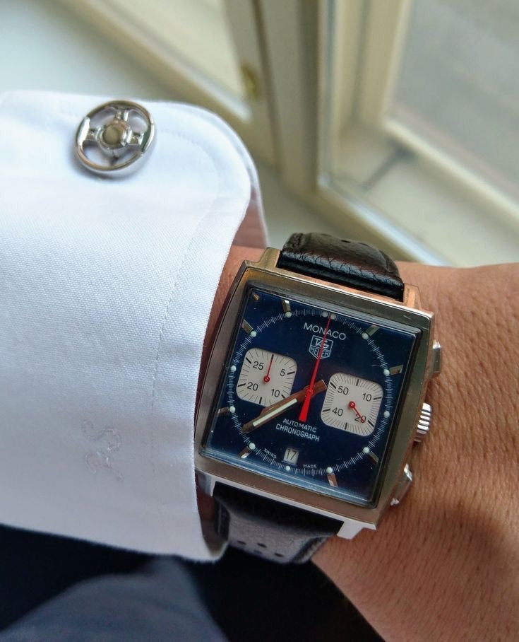 Tag Heuer Monaco Limited Edition Blue Japanese Mens Watch