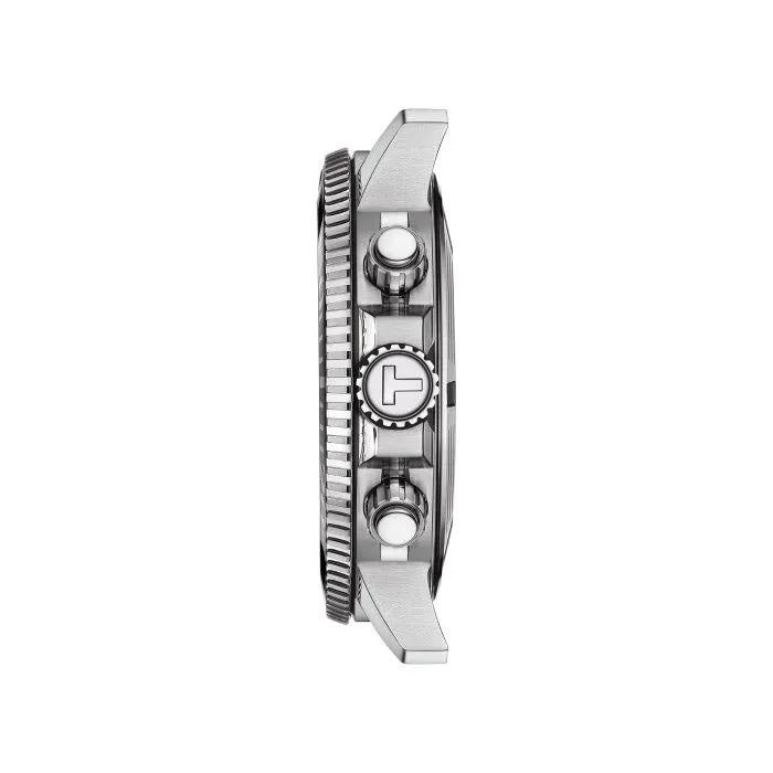 Tissot Seastar 1000 Chronograph Burgundy Dial Stainless Steel Chain Quartz Movement Men’s Watch
